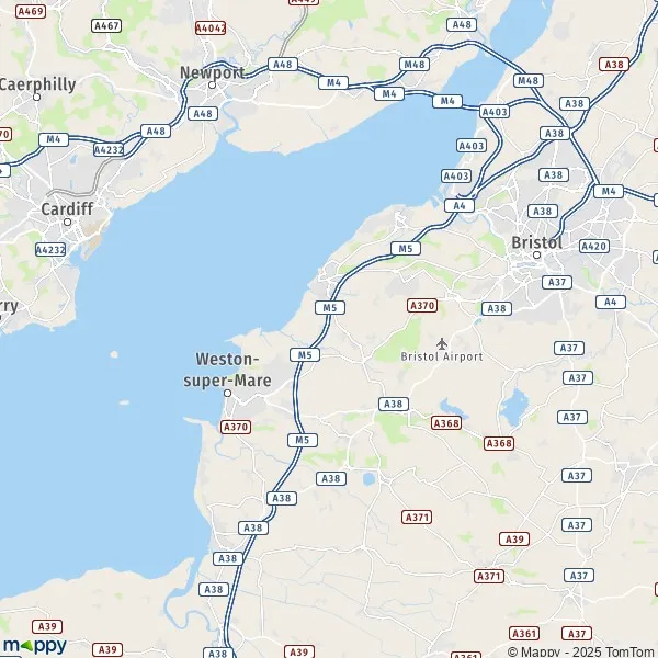 Map Locking map of Locking (BS24 8) and practical information